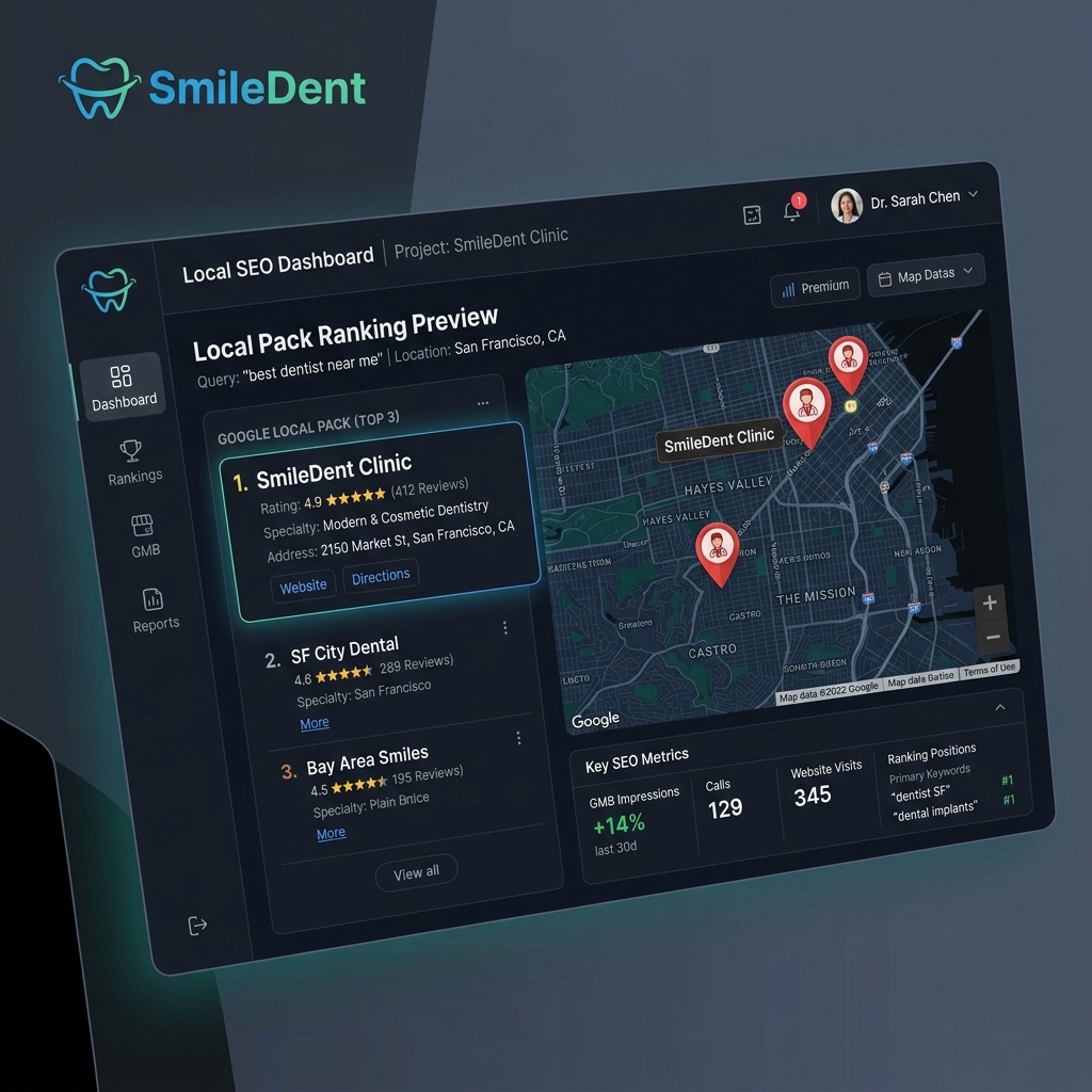 SmileDent Local SEO Campaign